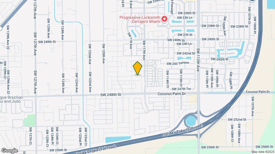 11748 SW 245th Ter Map and Location Details