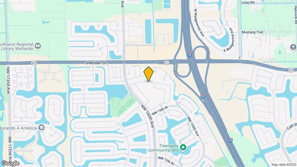15840 NW 16th Ct Map and Location Details