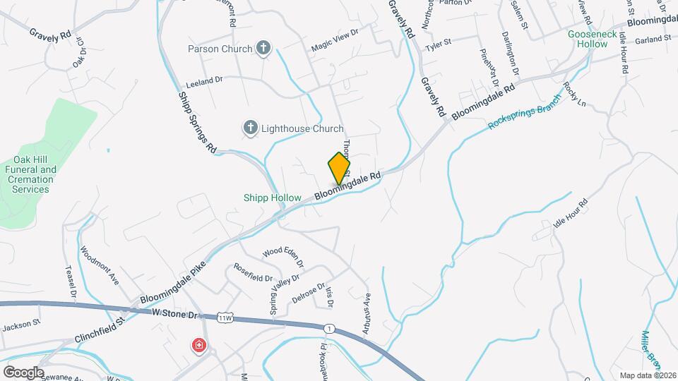 1167 Bloomingdale Pike Map and Location Details