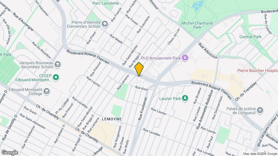 1600 Roland-Therrien Boul Map and Location Details