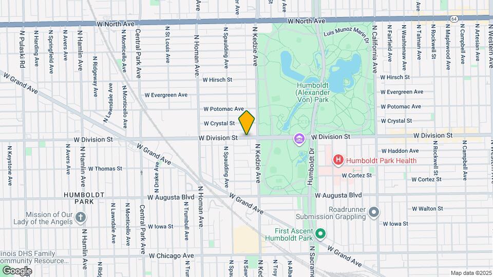 3219 W Division St Map and Location Details