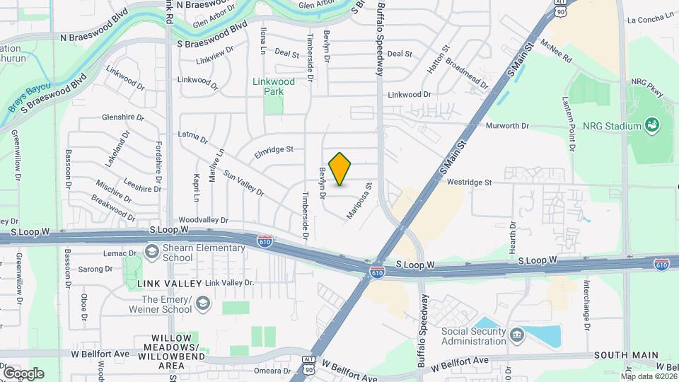 3314 Rochdale St Map and Location Details