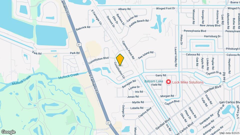 18200 Adams Cir Map and Location Details