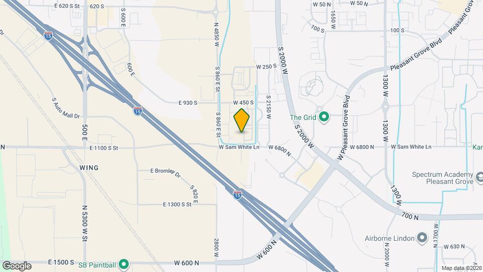 644 S 2310 W Map and Location Details