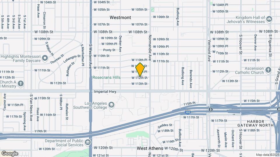 1444 W 112th St Map and Location Details