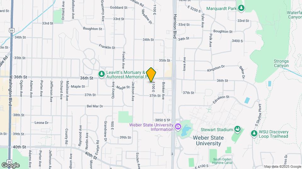 3619 Van Buren Ave Map and Location Details