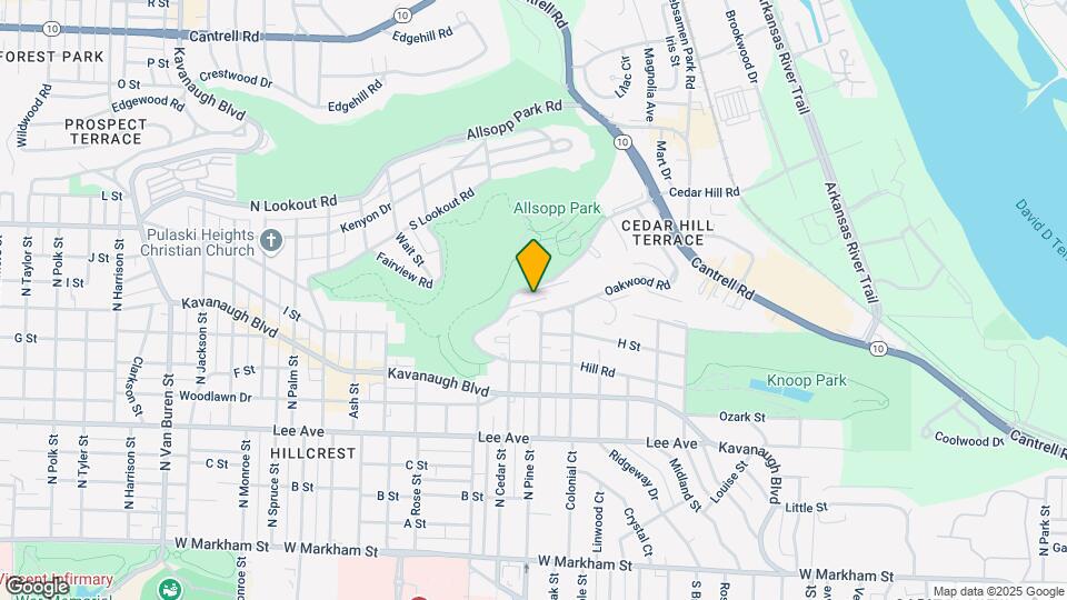 3901 Cedar Hill Rd Map and Location Details