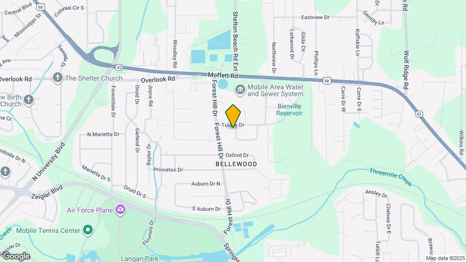 1257 Belle Wood Dr W Map and Location Details