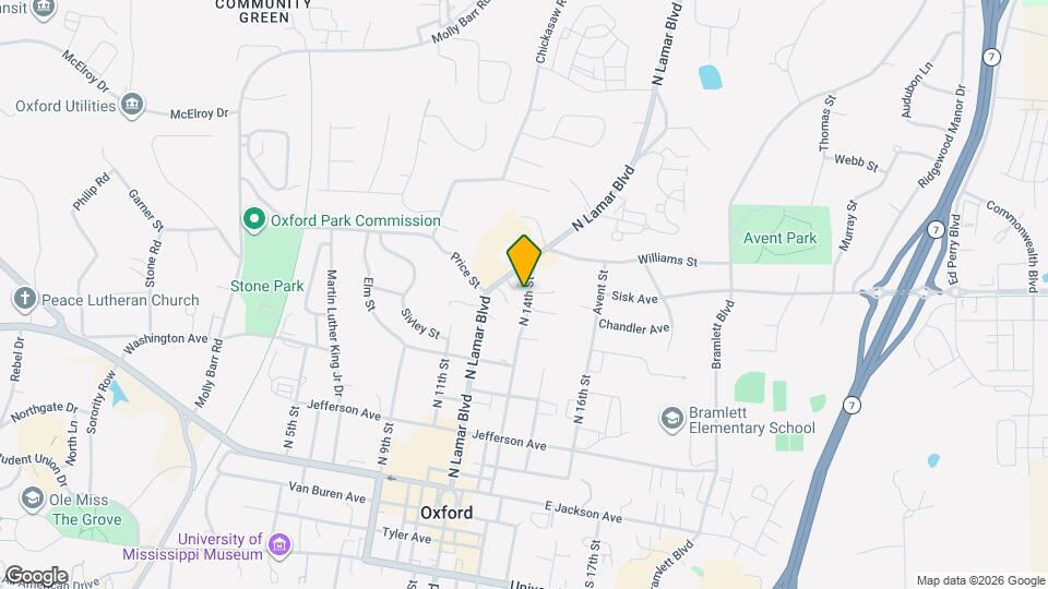 685 N 14th St Map and Location Details