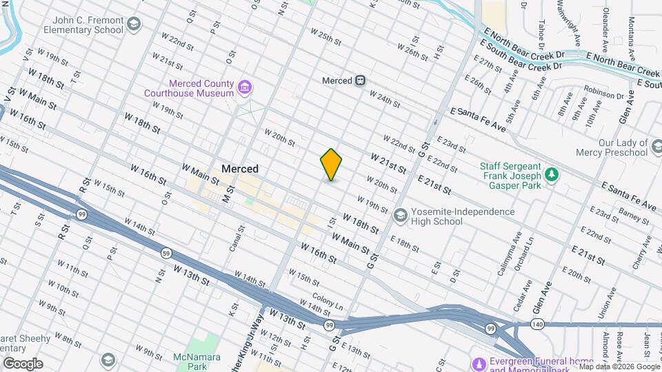 261 W 19th St Map and Location Details