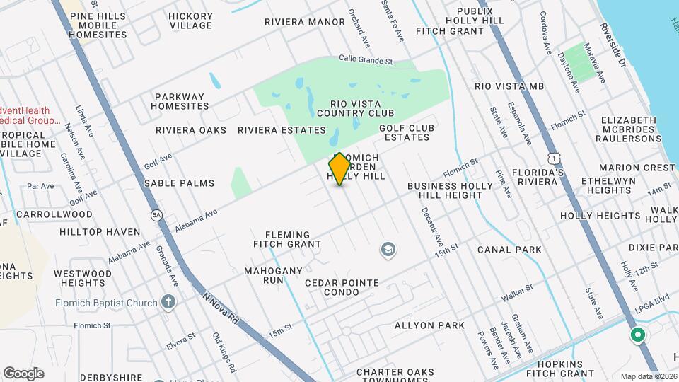 1626 Selma Ave Map and Location Details