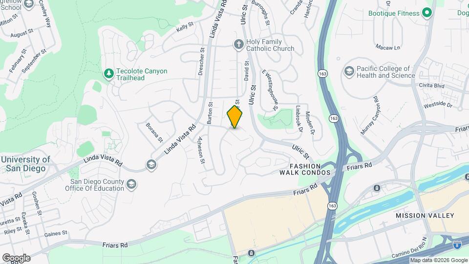 6922 Glidden St Map and Location Details