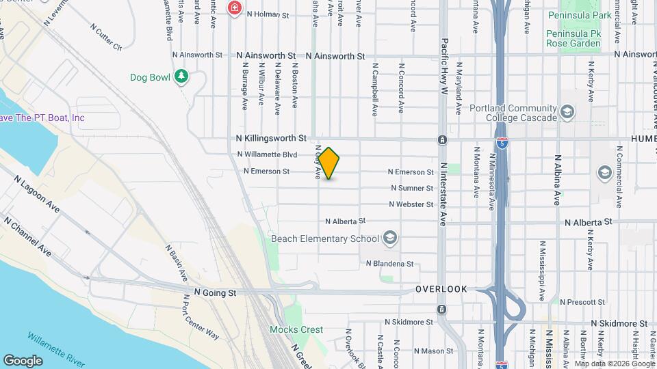 2137 N Sumner St Mapa y Detalles de la Ubicación