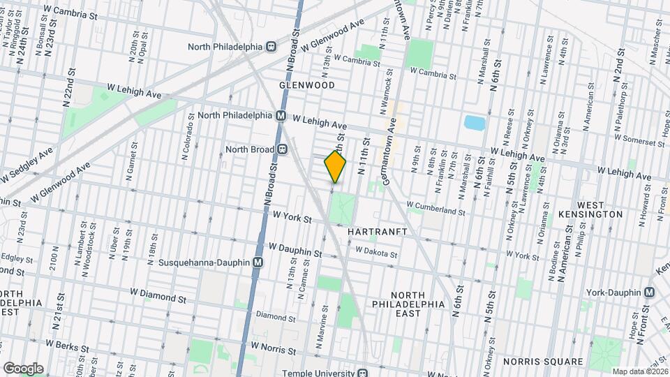 2503 N 12th St Map and Location Details