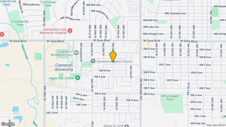 2503 SW C Ave, Unit A Map and Location Details