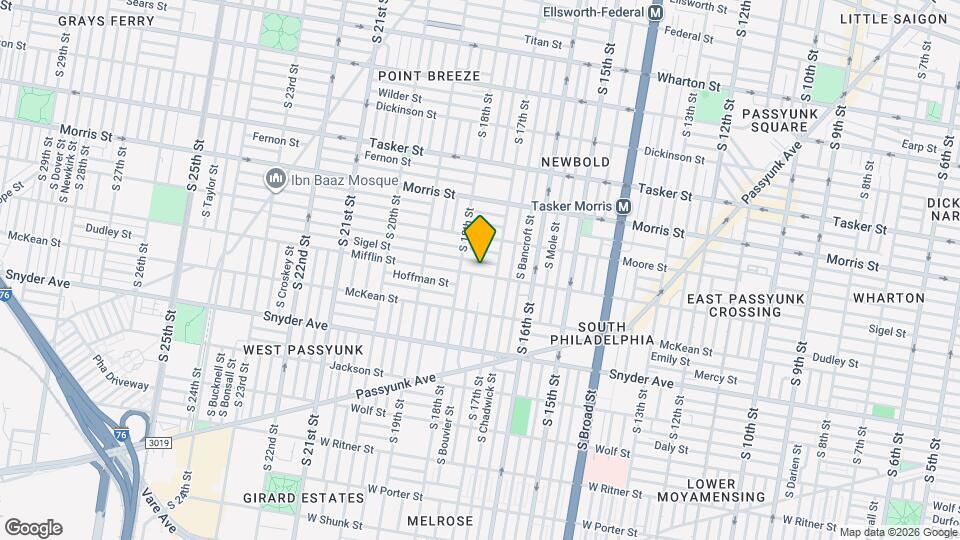 1721 Mifflin St Map and Location Details