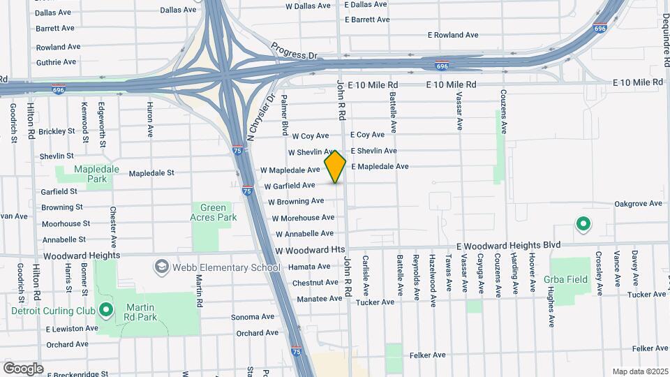 27 W Garfield Ave Map and Location Details