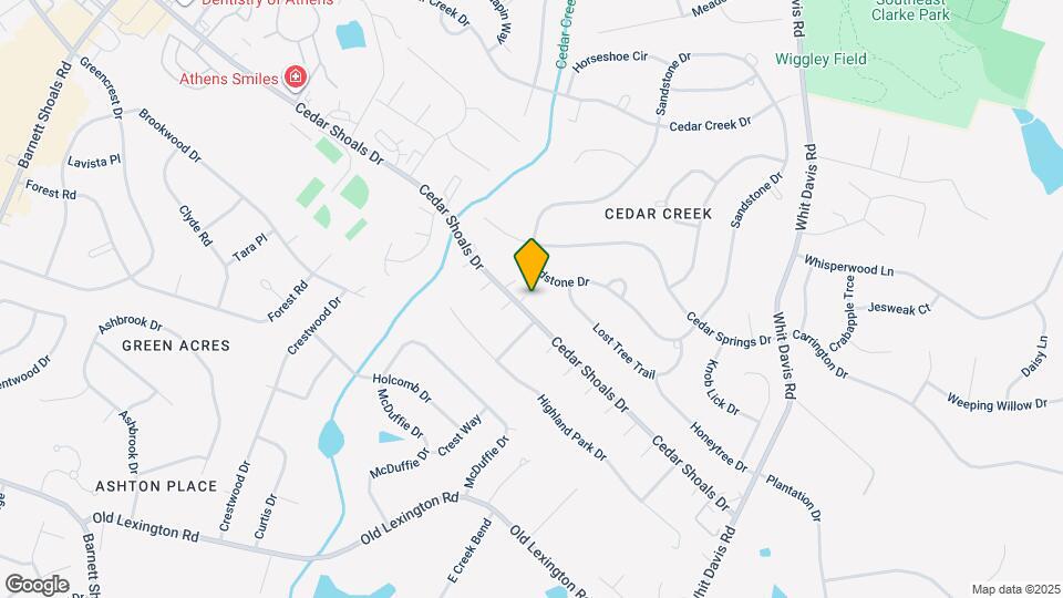 1585 Cedar Shoals Dr Map and Location Details