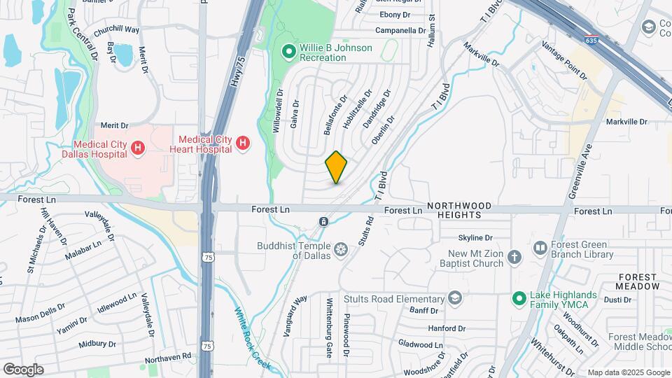 11846 Oberlin Dr Map and Location Details