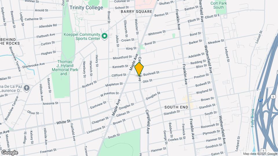 103 Campfield Ave Map and Location Details