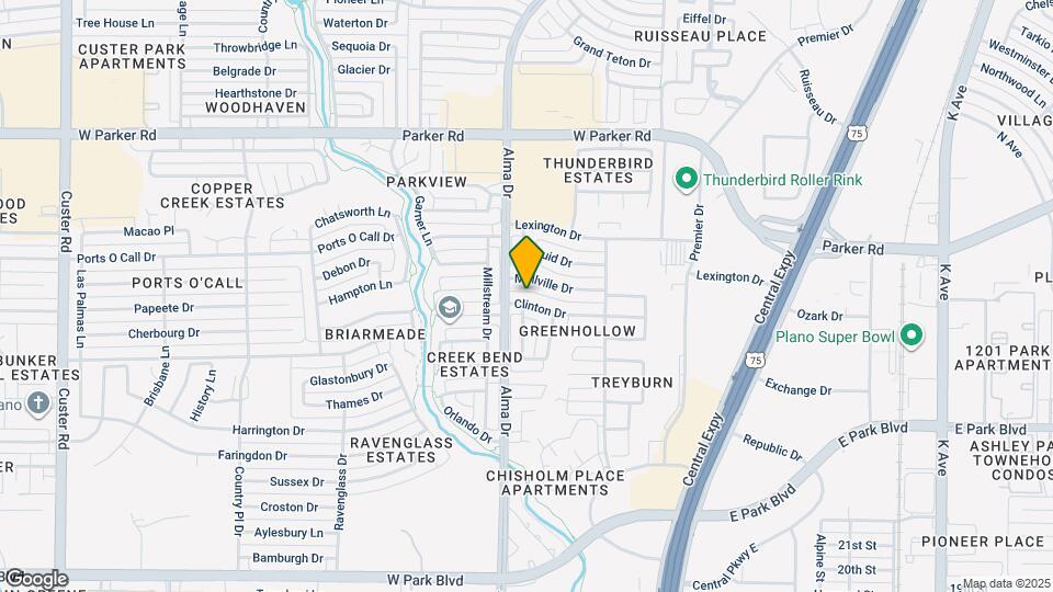 1017 Clinton Dr Map and Location Details