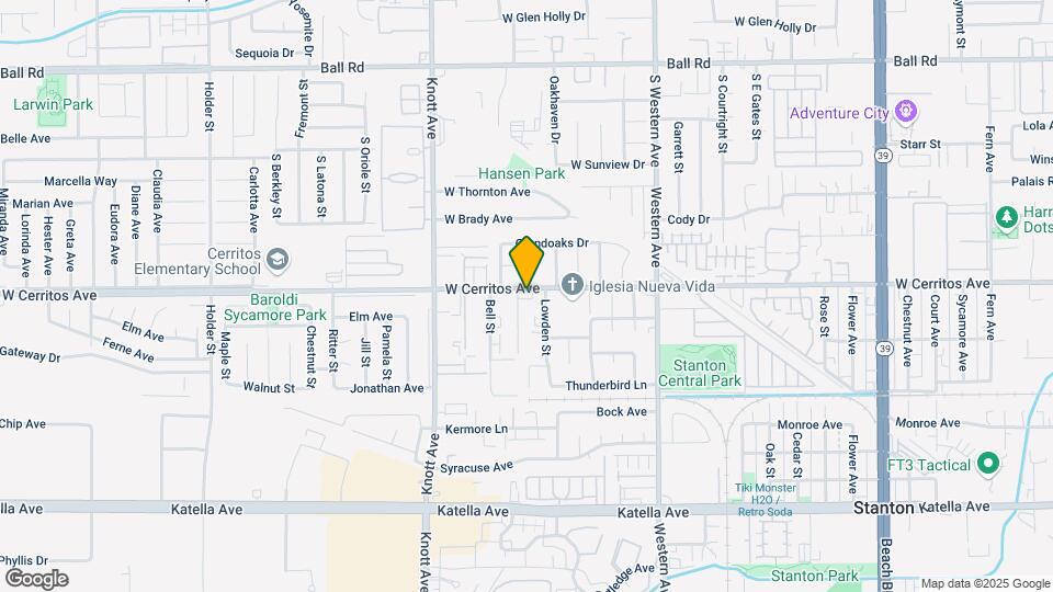 7192-7200 Cerritos Ave Mapa y Detalles de la Ubicación