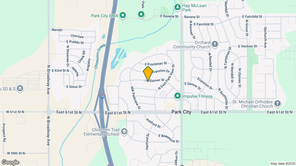 1315 E Denver Dr Map and Location Details