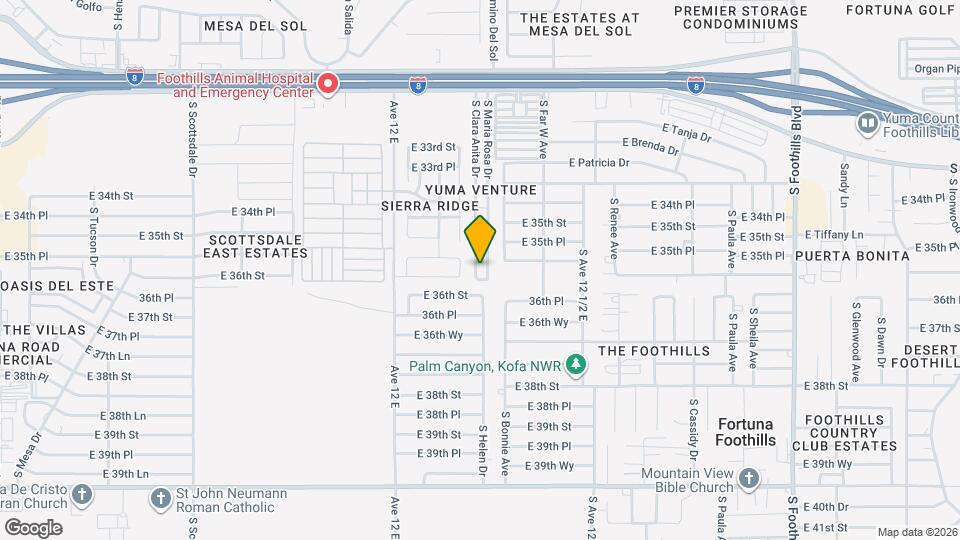 11475 S Clara Anita Dr Map and Location Details