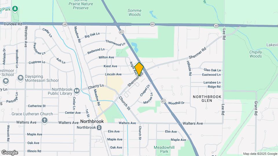 1157 Shermer Rd Map and Location Details