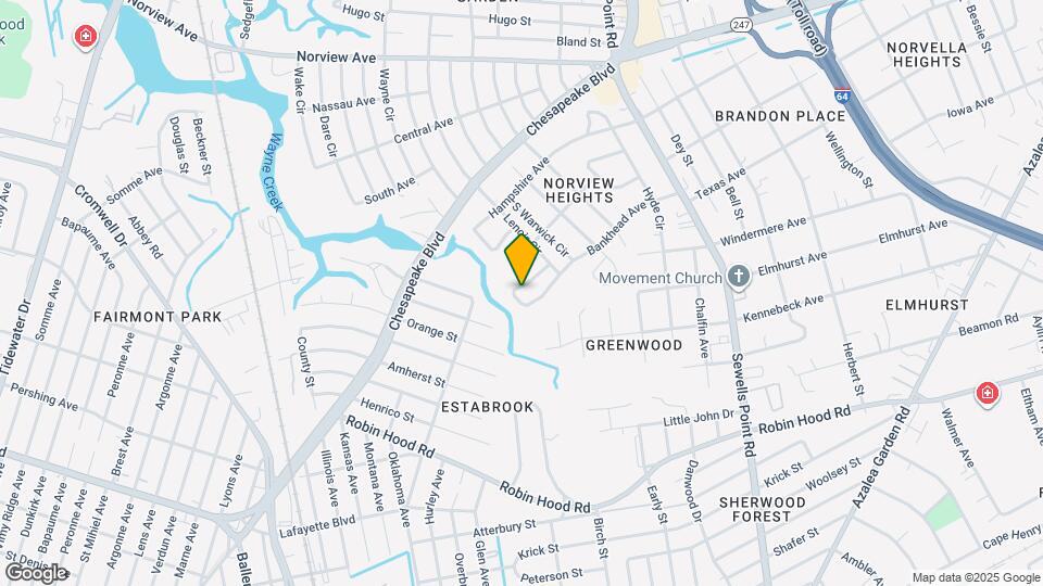 4522 Bankhead Ave Map and Location Details