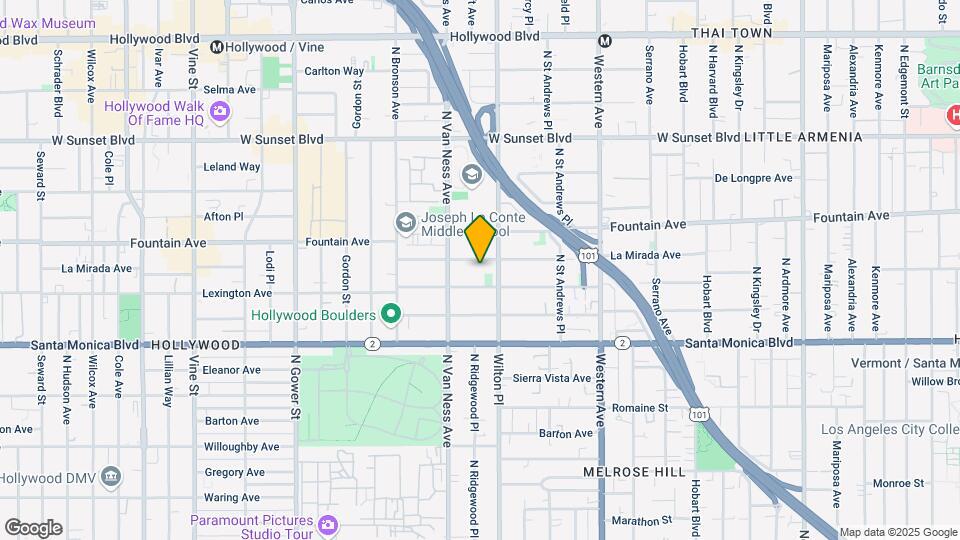 5722 La Mirada Ave Map and Location Details