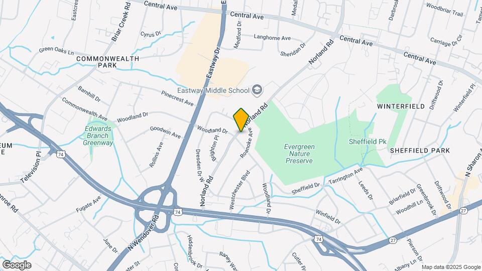 1210 Norland Rd Map and Location Details