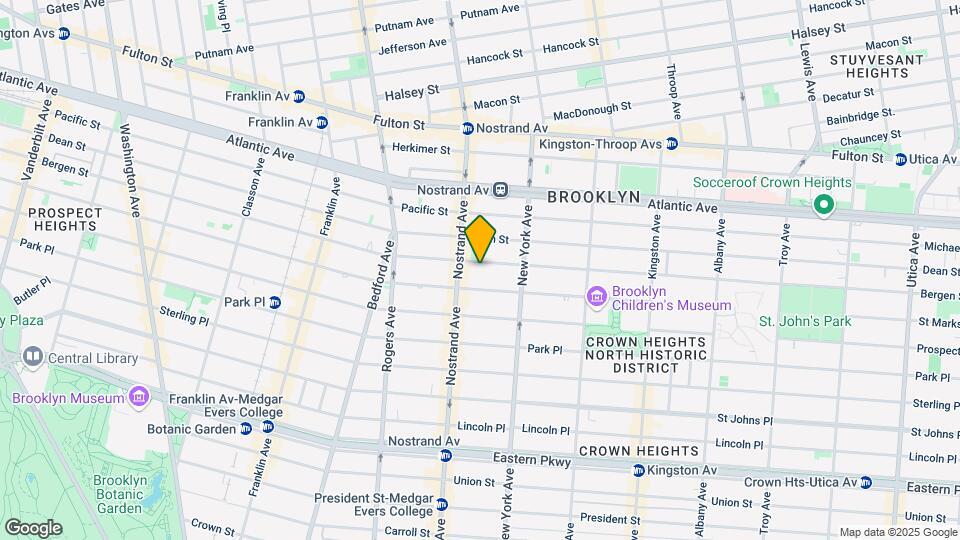 1110 Bergen St Mapa y Detalles de la Ubicación
