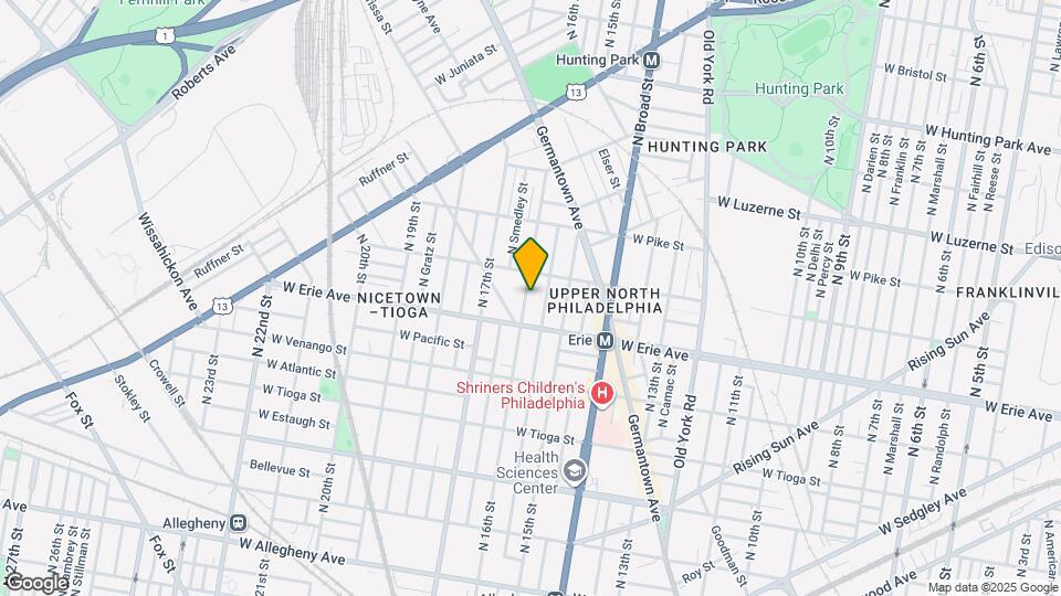 3727 N 16th St Map and Location Details