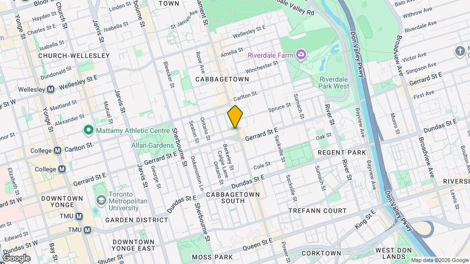 294 Gerrard St E Map and Location Details