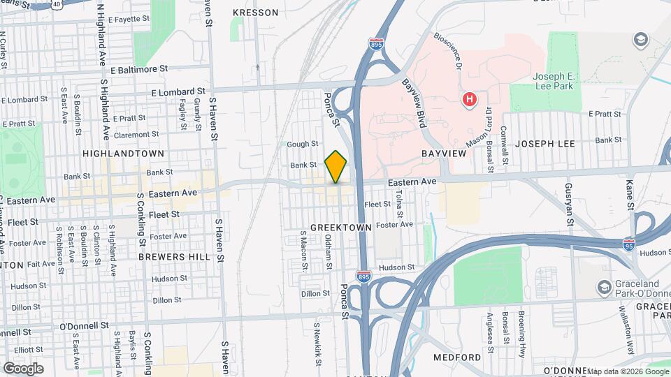 4813 Eastern Ave Map and Location Details