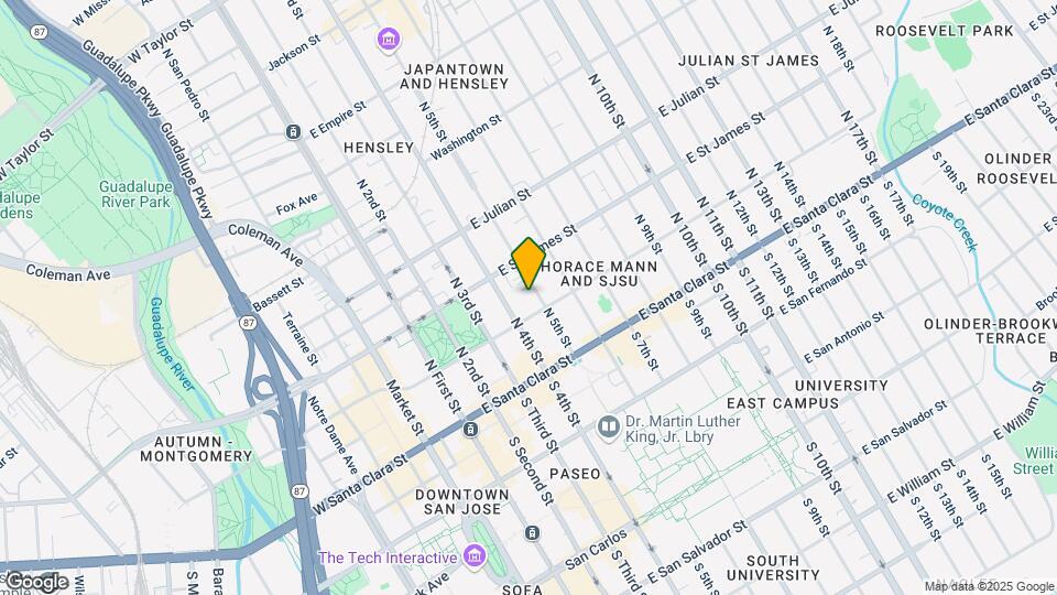 129 N 5th St Mapa y Detalles de la Ubicación