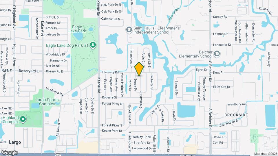 1132 Gershwin Dr Map and Location Details