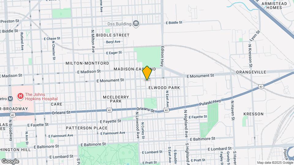 619 N Potomac St Map and Location Details