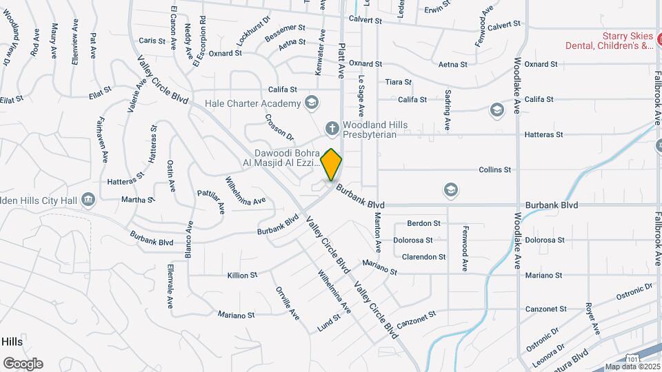 23733 Burbank Blvd Map and Location Details