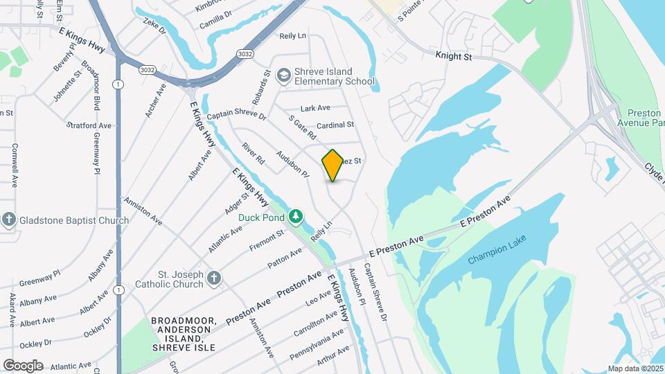 948 Captain Shreve Dr Map and Location Details