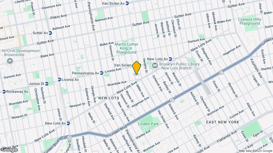 665 Miller Ave Mapa y Detalles de la Ubicación