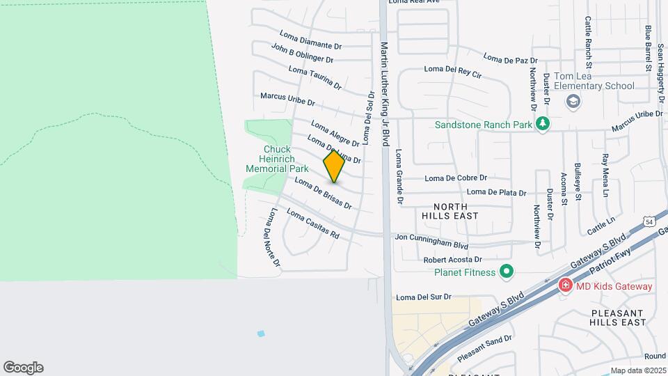 4348 Loma Hermosa Dr Map and Location Details