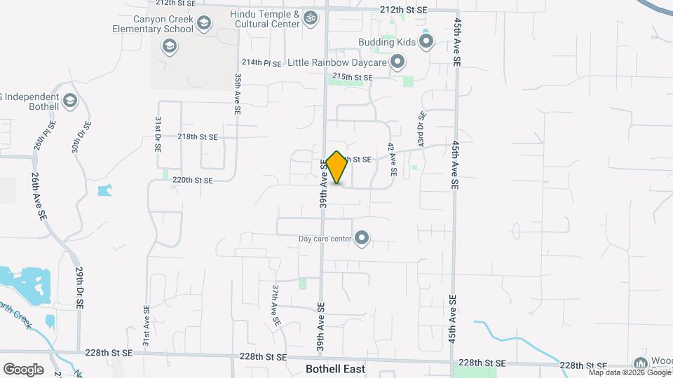 3918 220th St SE Map and Location Details