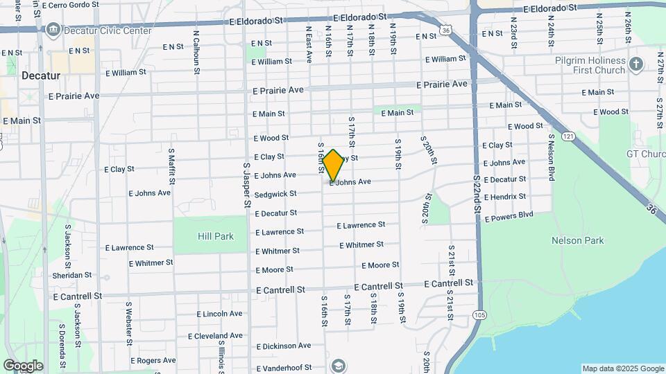 1613 E Johns Ave Map and Location Details
