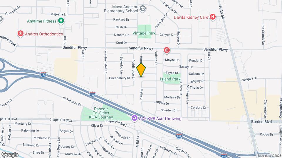 8315 Wrigley Dr Map and Location Details