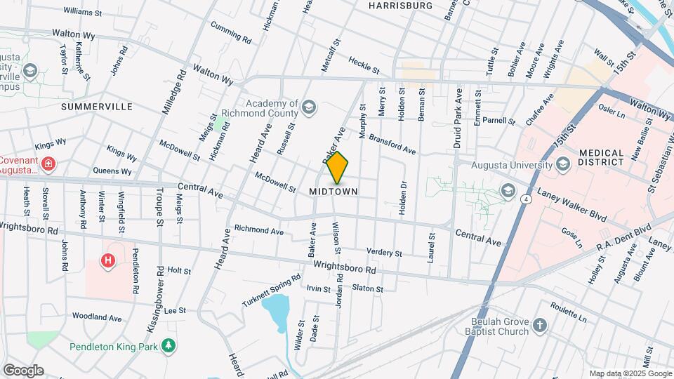 1827 McDowell St Map and Location Details