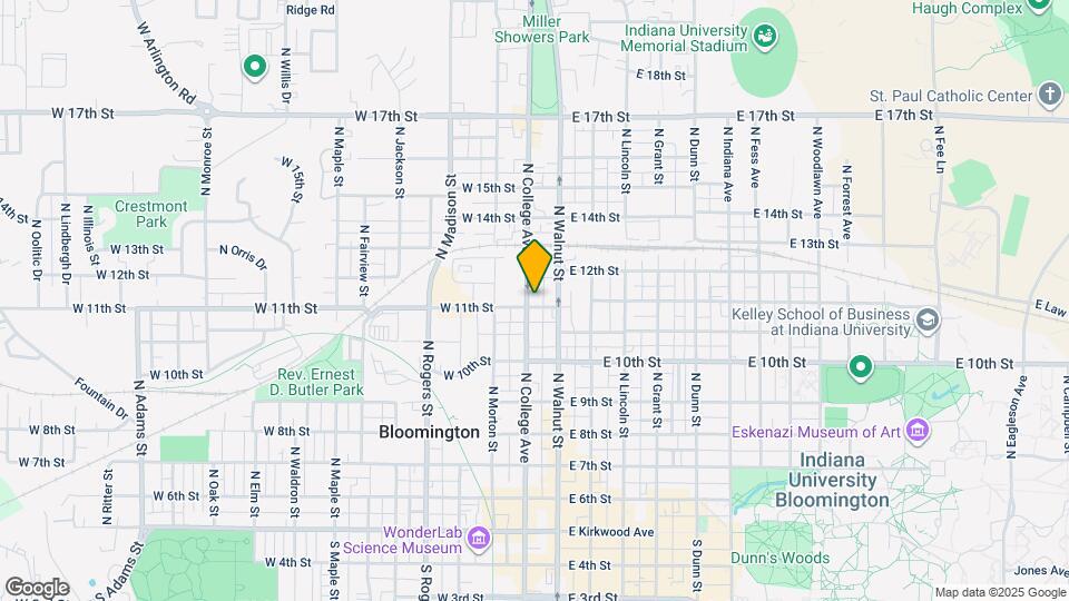 Lofts on College Apartments Map and Location Details