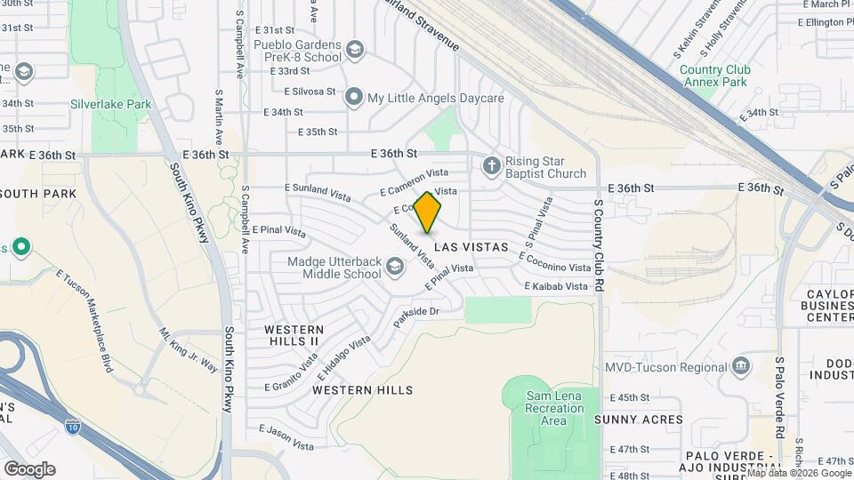 2814 S Coconino Vista Map and Location Details