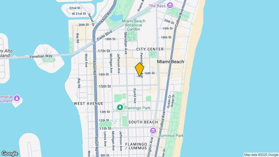 1540 Pennsylvania Ave Map and Location Details